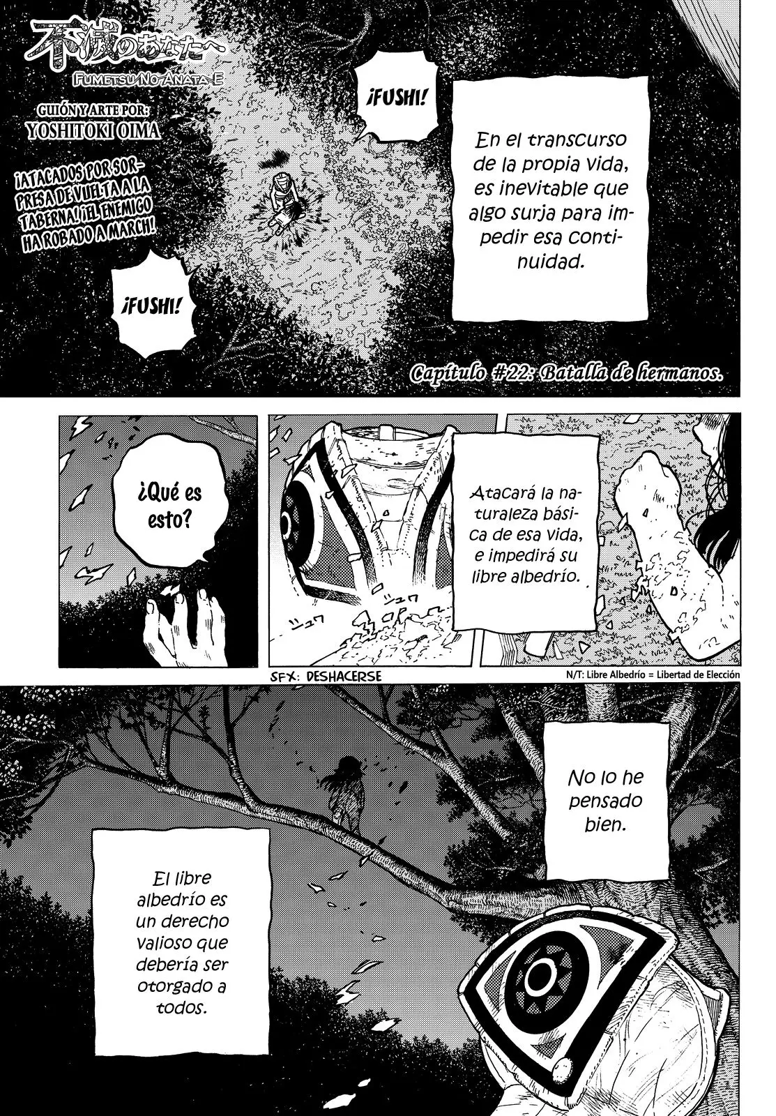 Fumetsu no Anata e capítulo 22, página 2