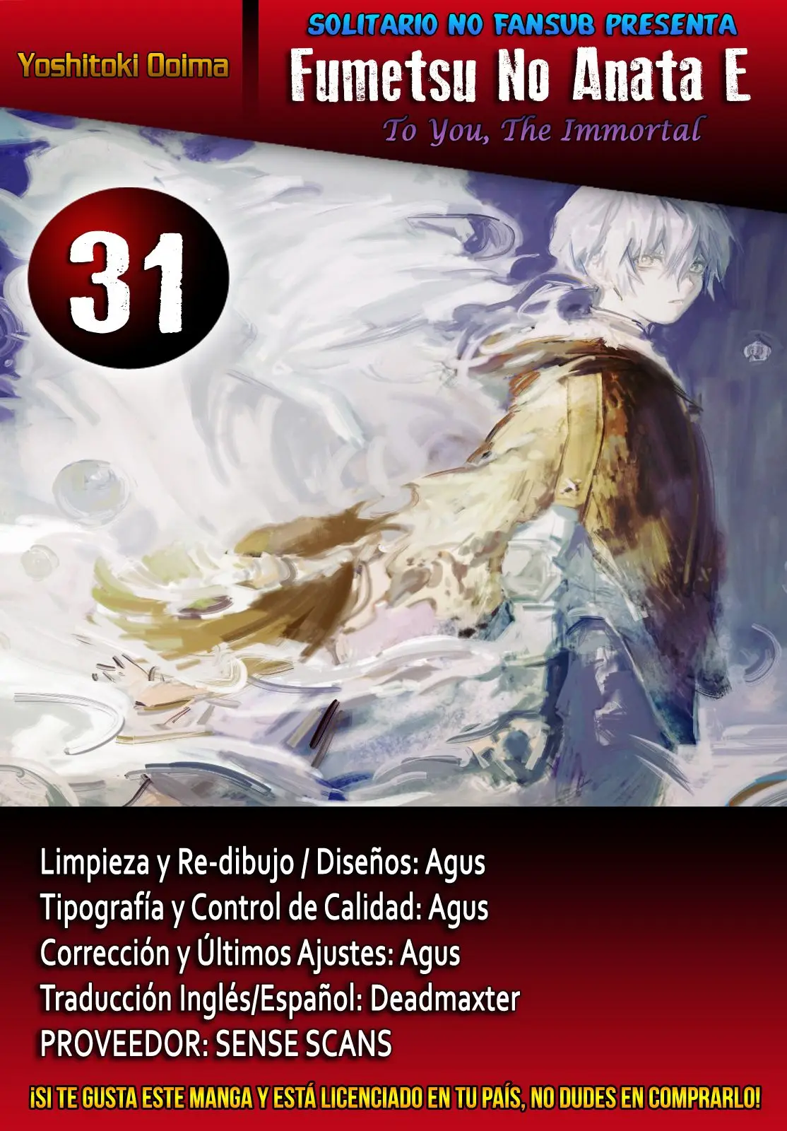 Fumetsu no Anata e capítulo 31, página 1