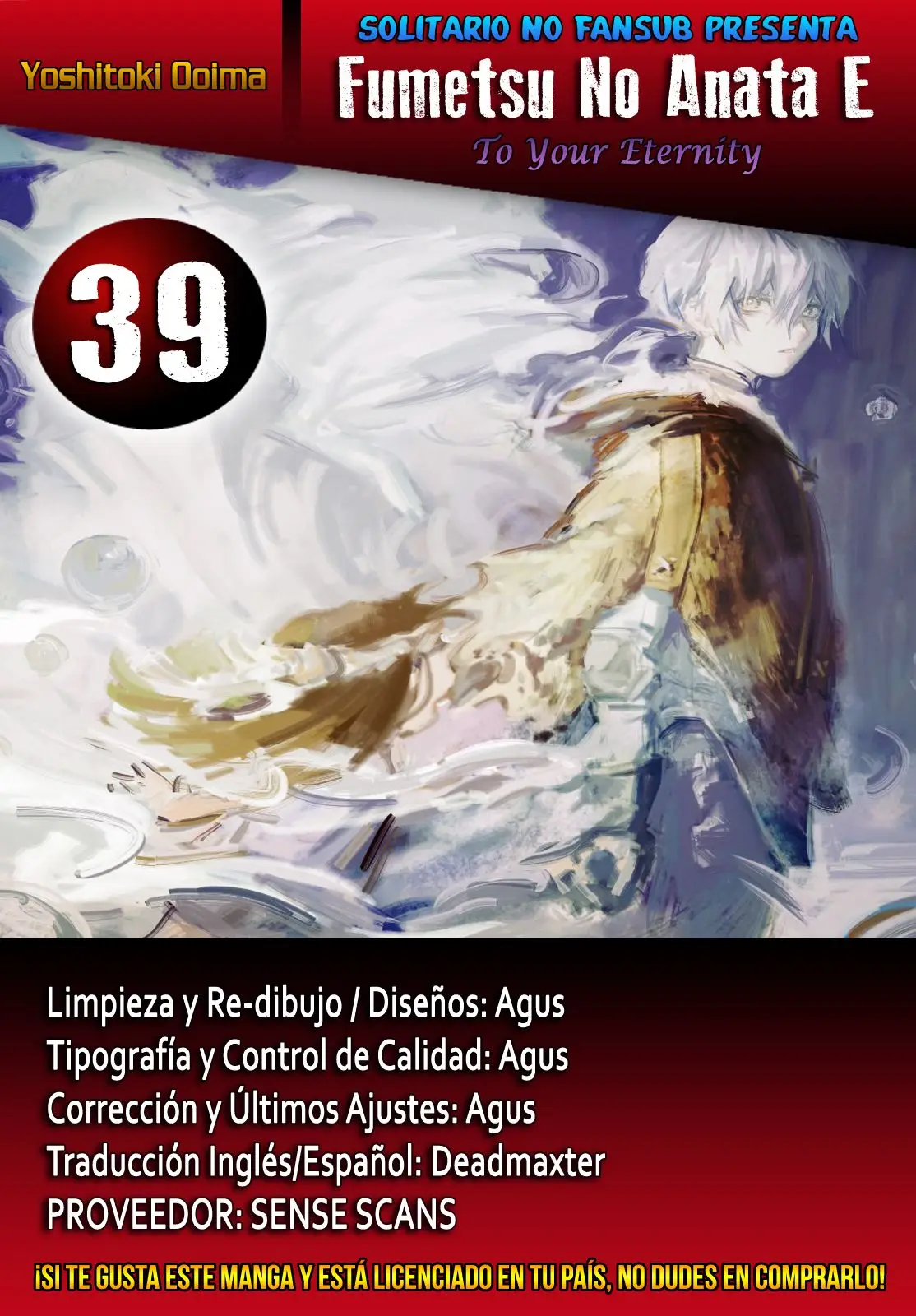 Fumetsu no Anata e capítulo 39, página 1
