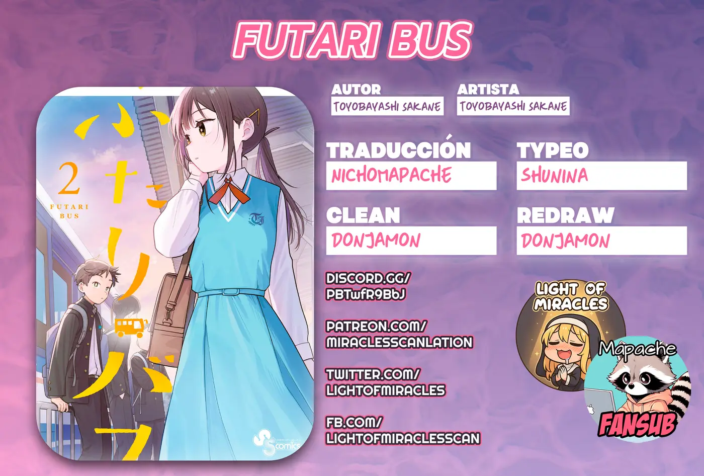 Futari Bus capítulo 36, página 1