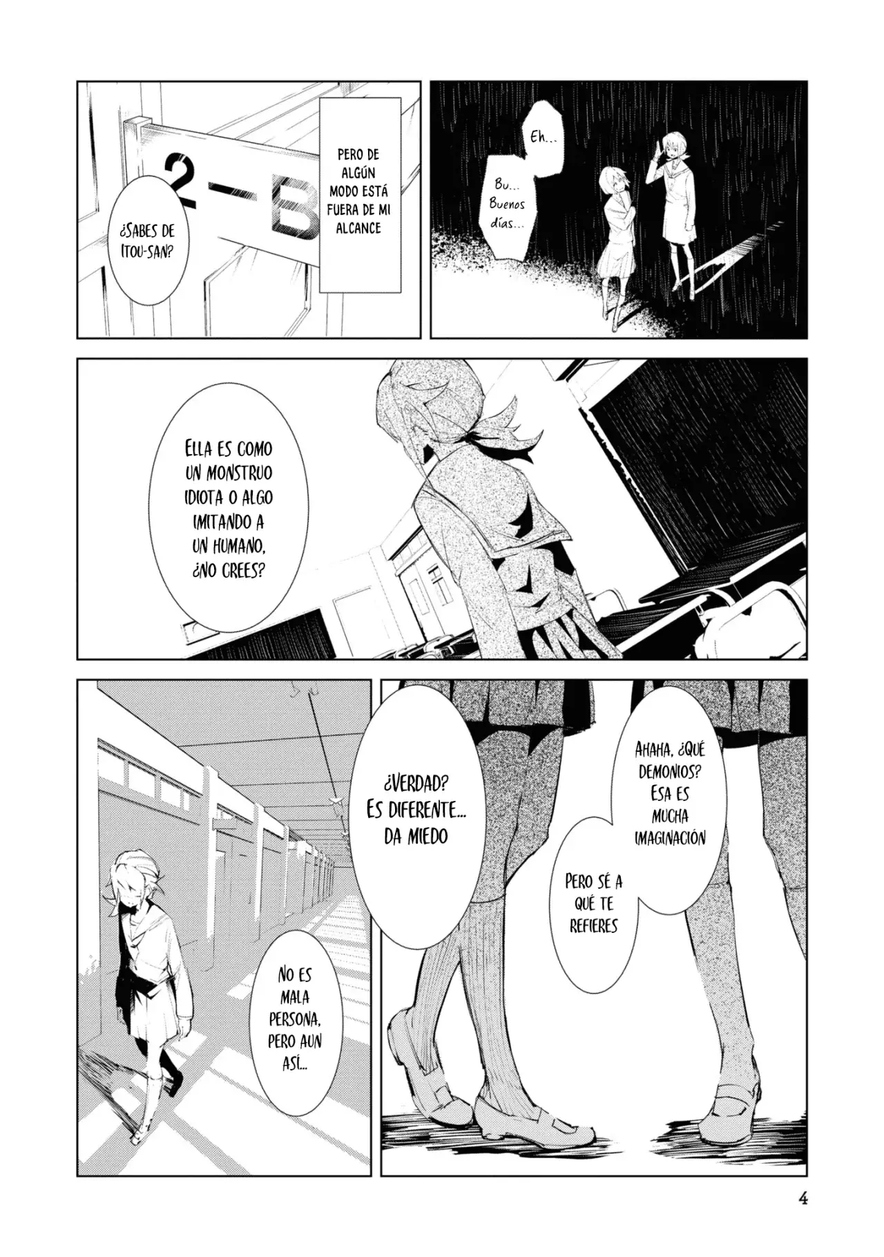 Futsuu To Bakemono capítulo 1, página 3