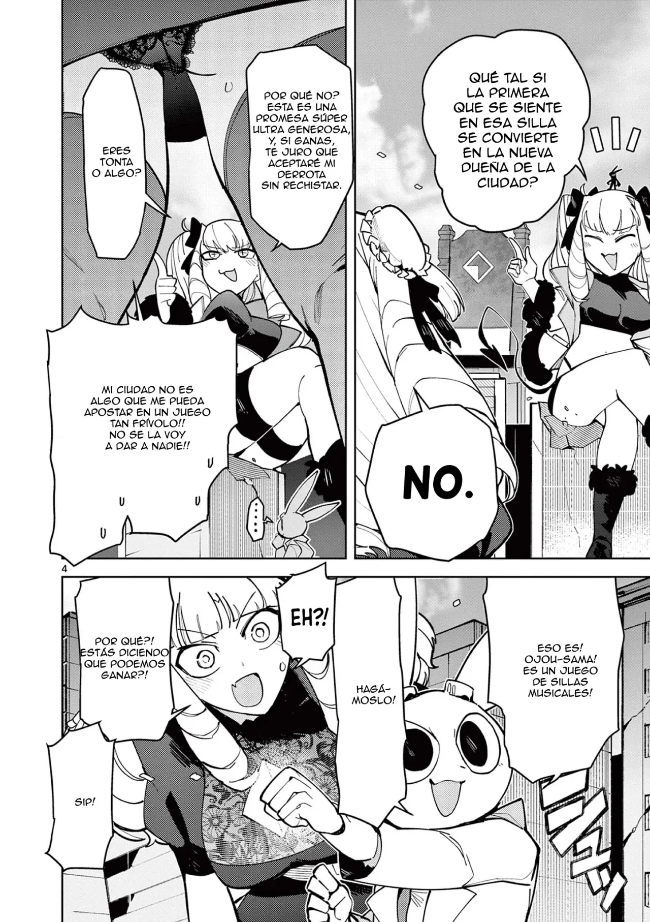 Giant Ojou-sama capítulo 22, página 4
