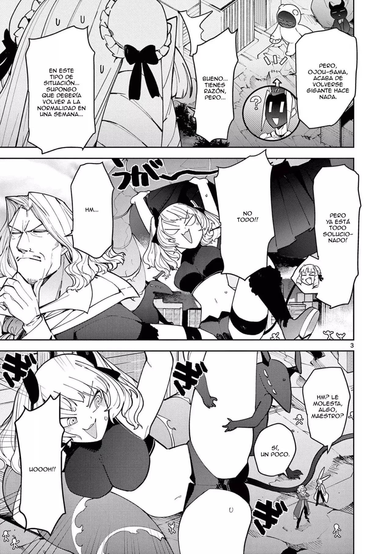 Giant Ojou-sama capítulo 25, página 3