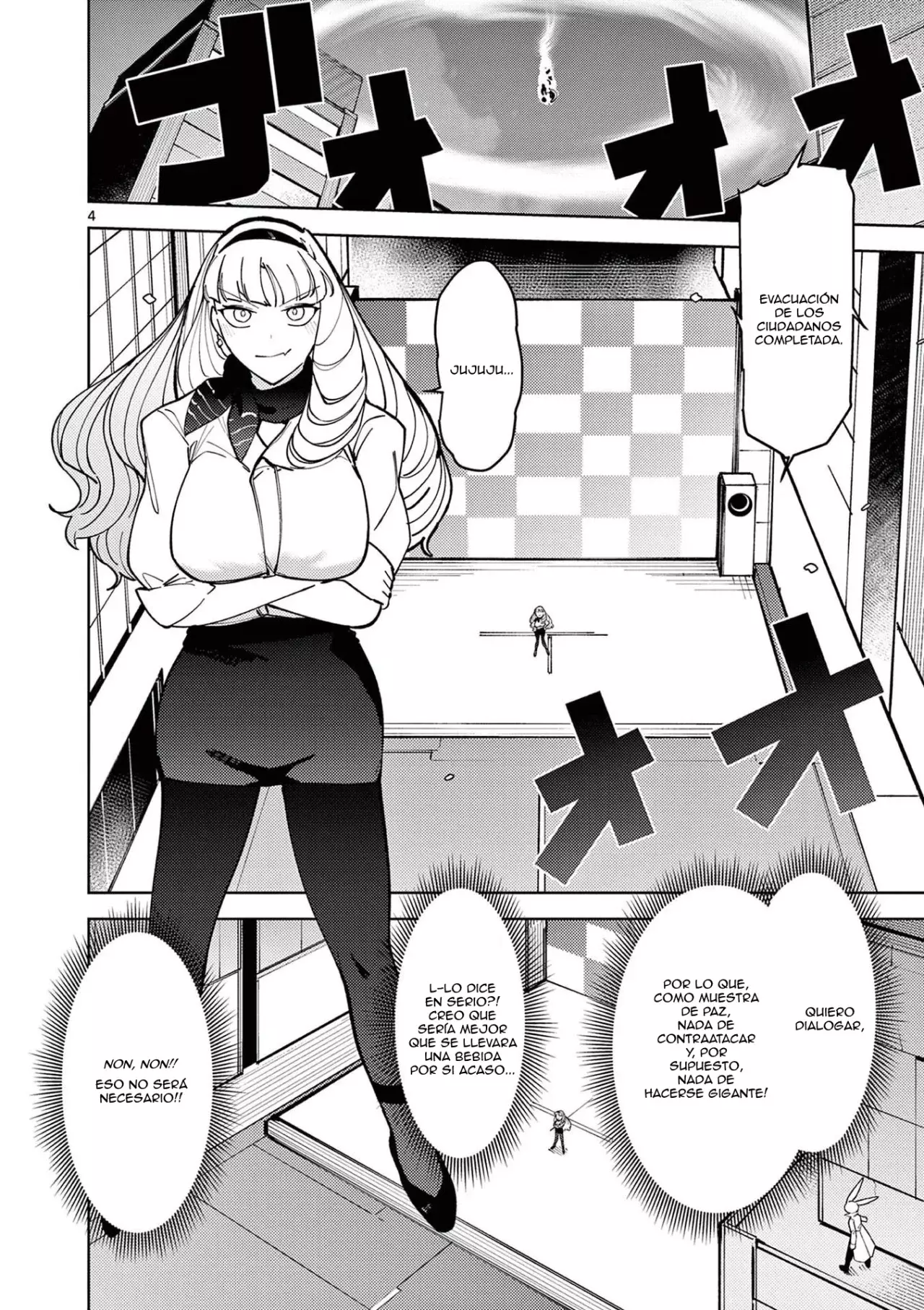 Giant Ojou-sama capítulo 28, página 4