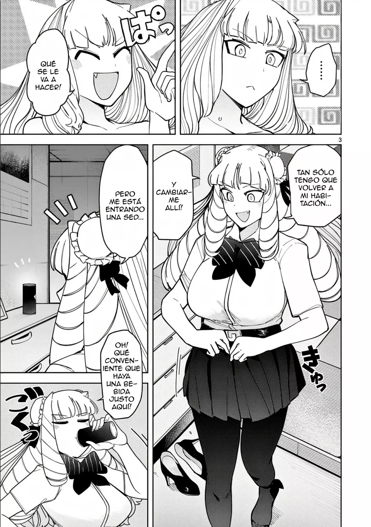 Giant Ojou-sama capítulo 29, página 3