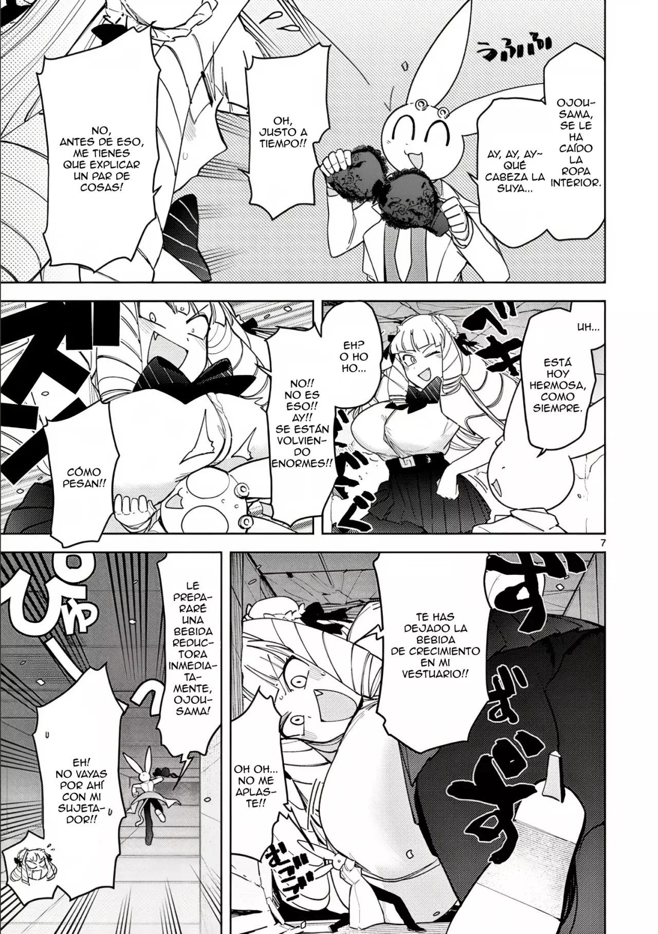 Giant Ojou-sama capítulo 29, página 7