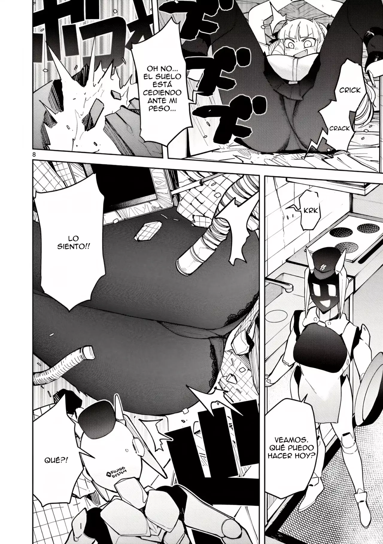 Giant Ojou-sama capítulo 29, página 8