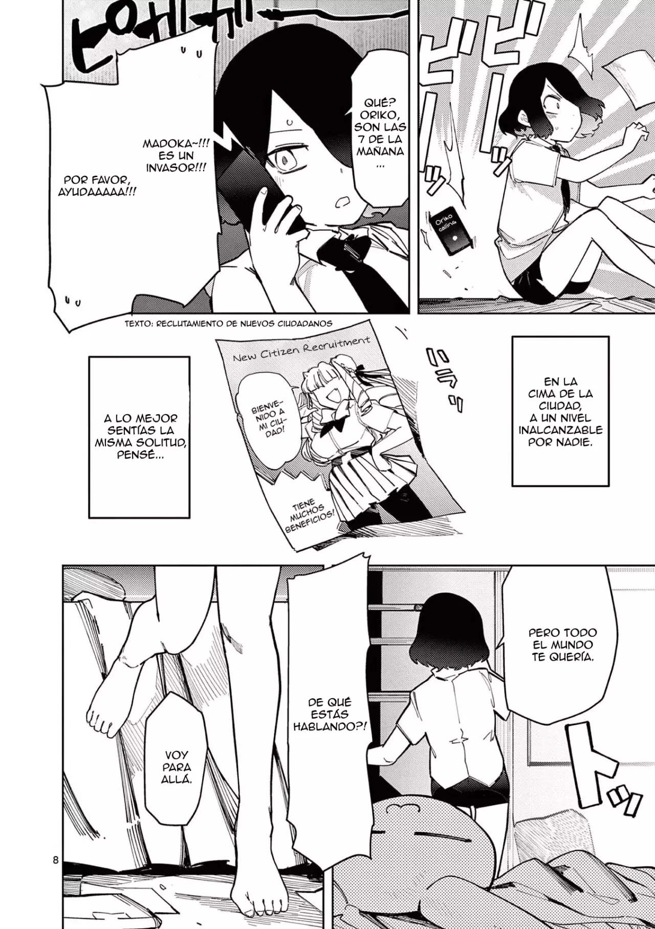 Giant Ojou-sama capítulo 32, página 8