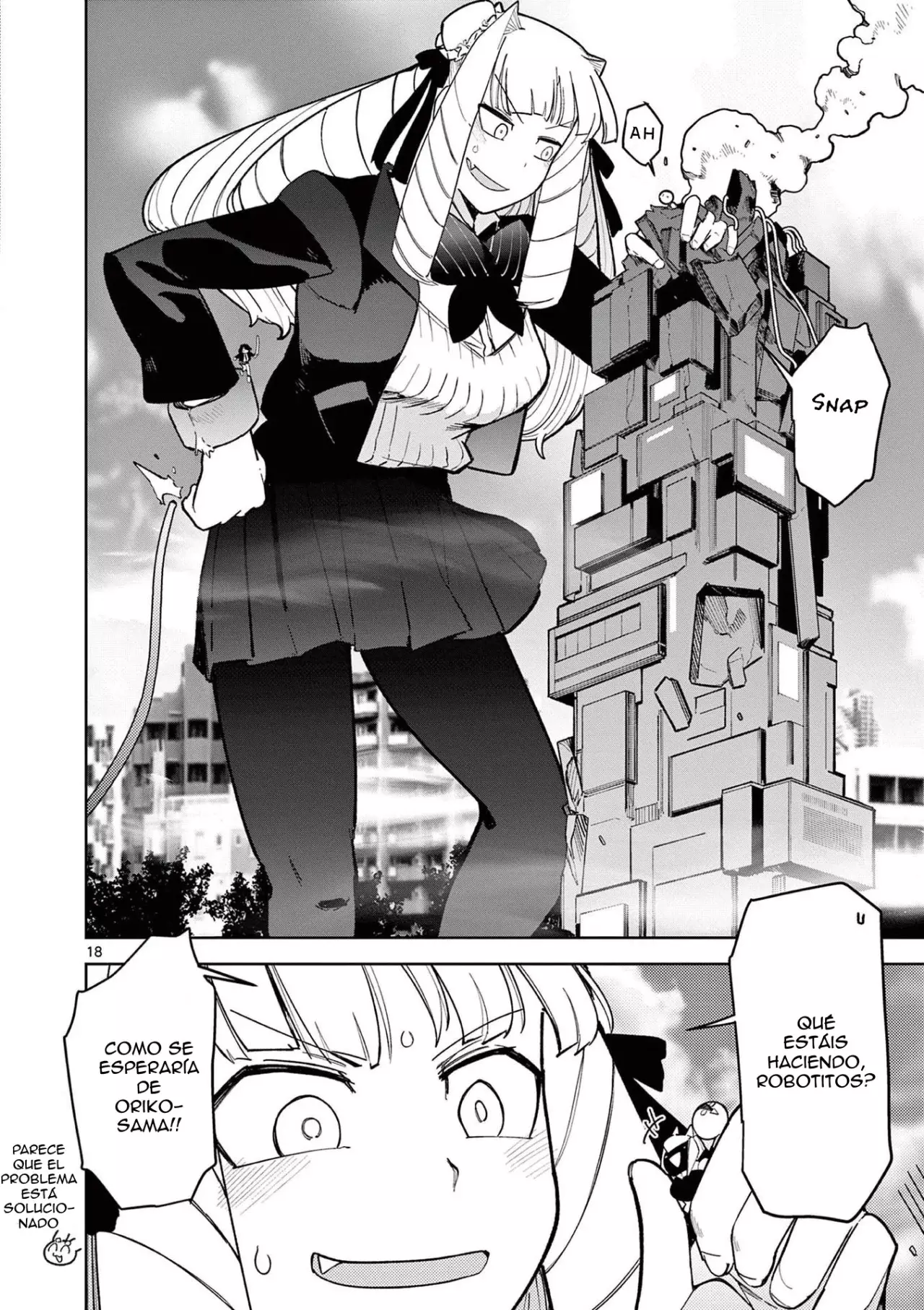 Giant Ojou-sama capítulo 34, página 18