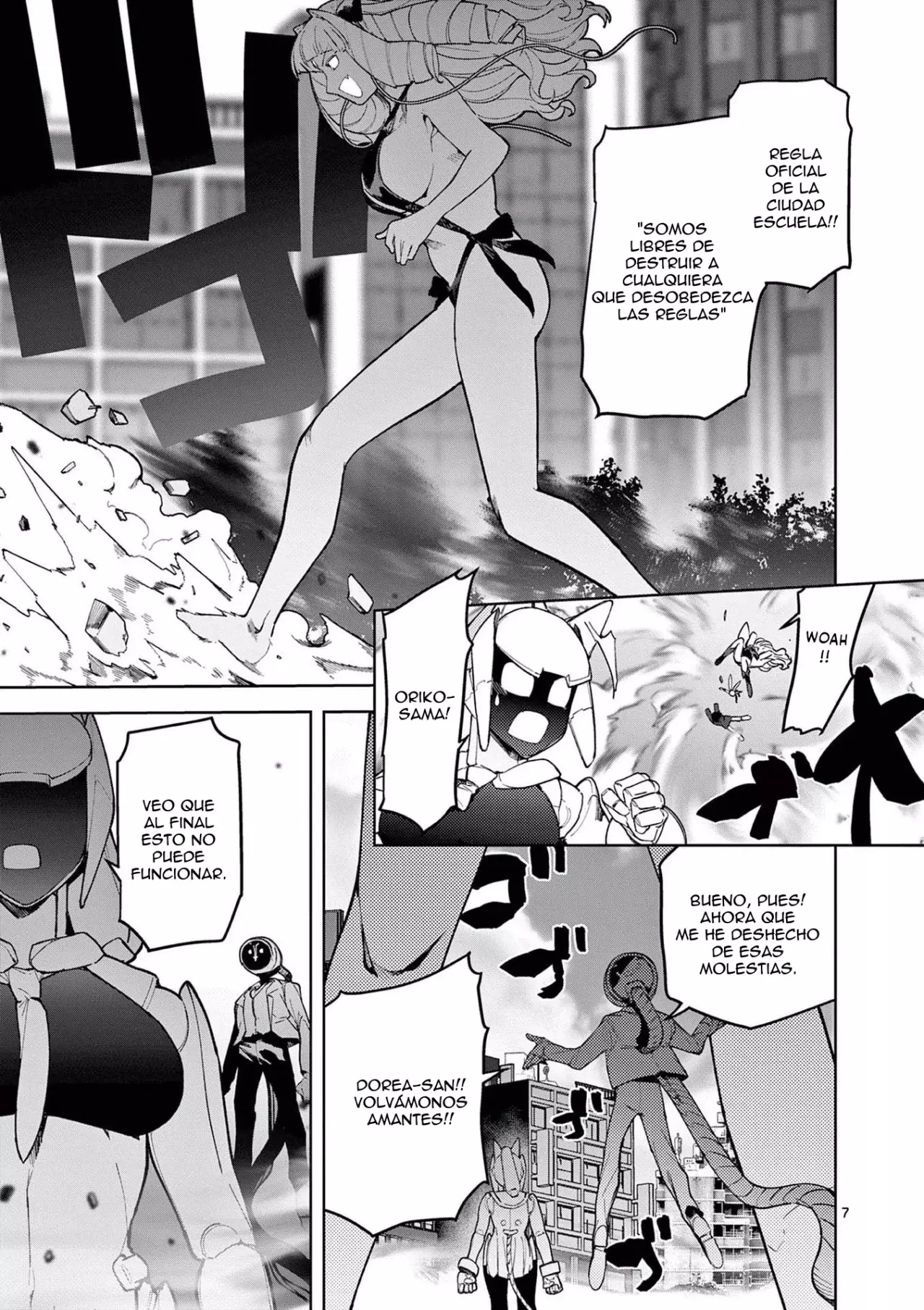 Giant Ojou-sama capítulo 35, página 7