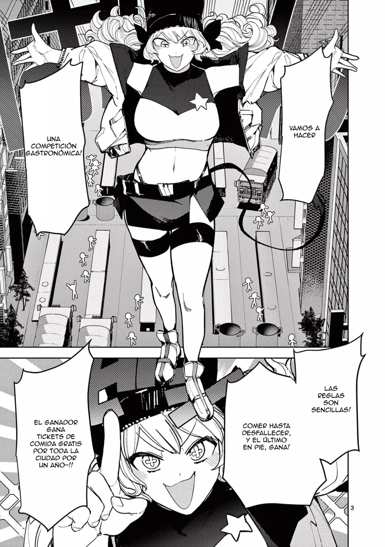 Giant Ojou-sama capítulo 38, página 3