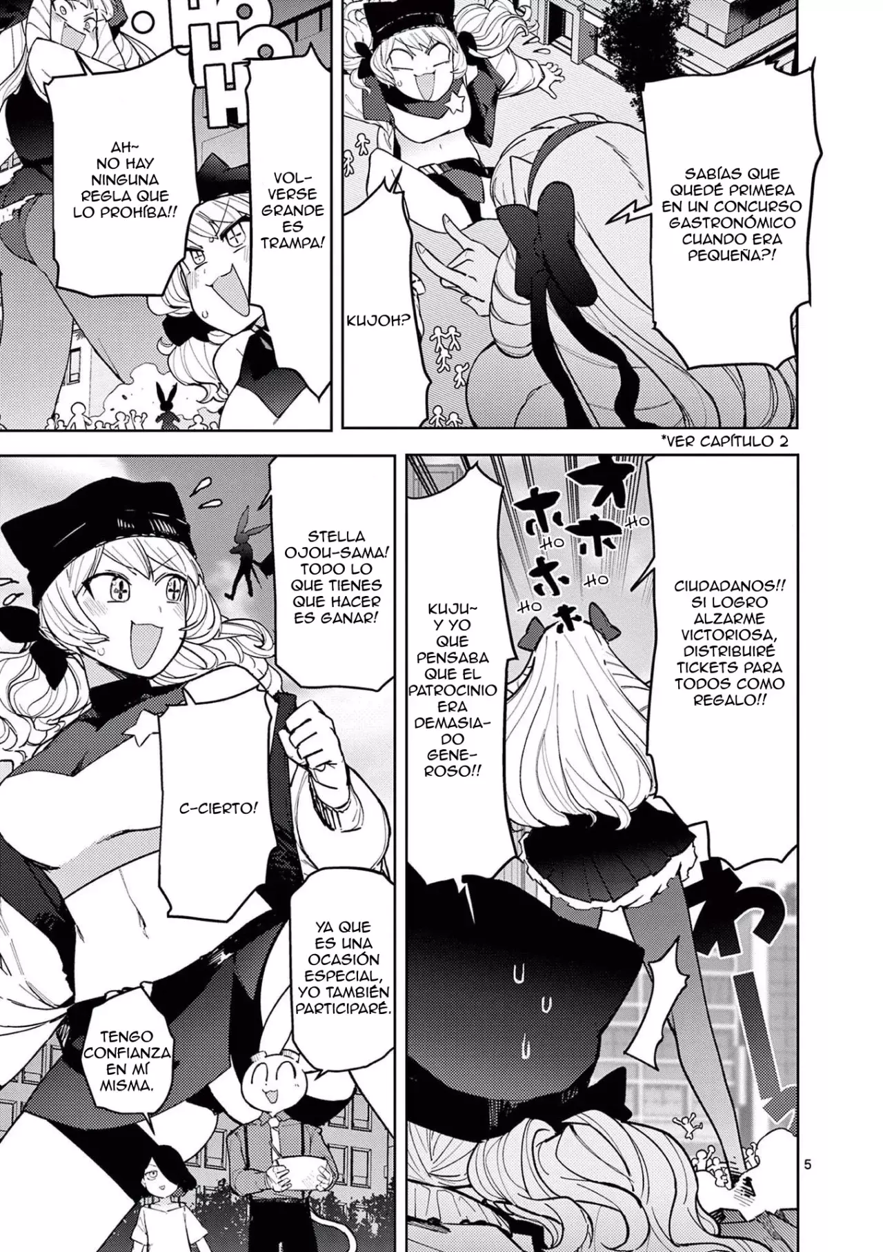 Giant Ojou-sama capítulo 38, página 5