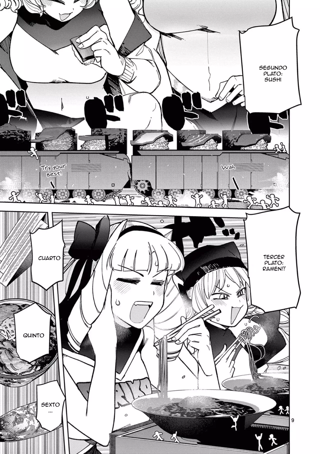 Giant Ojou-sama capítulo 38, página 9