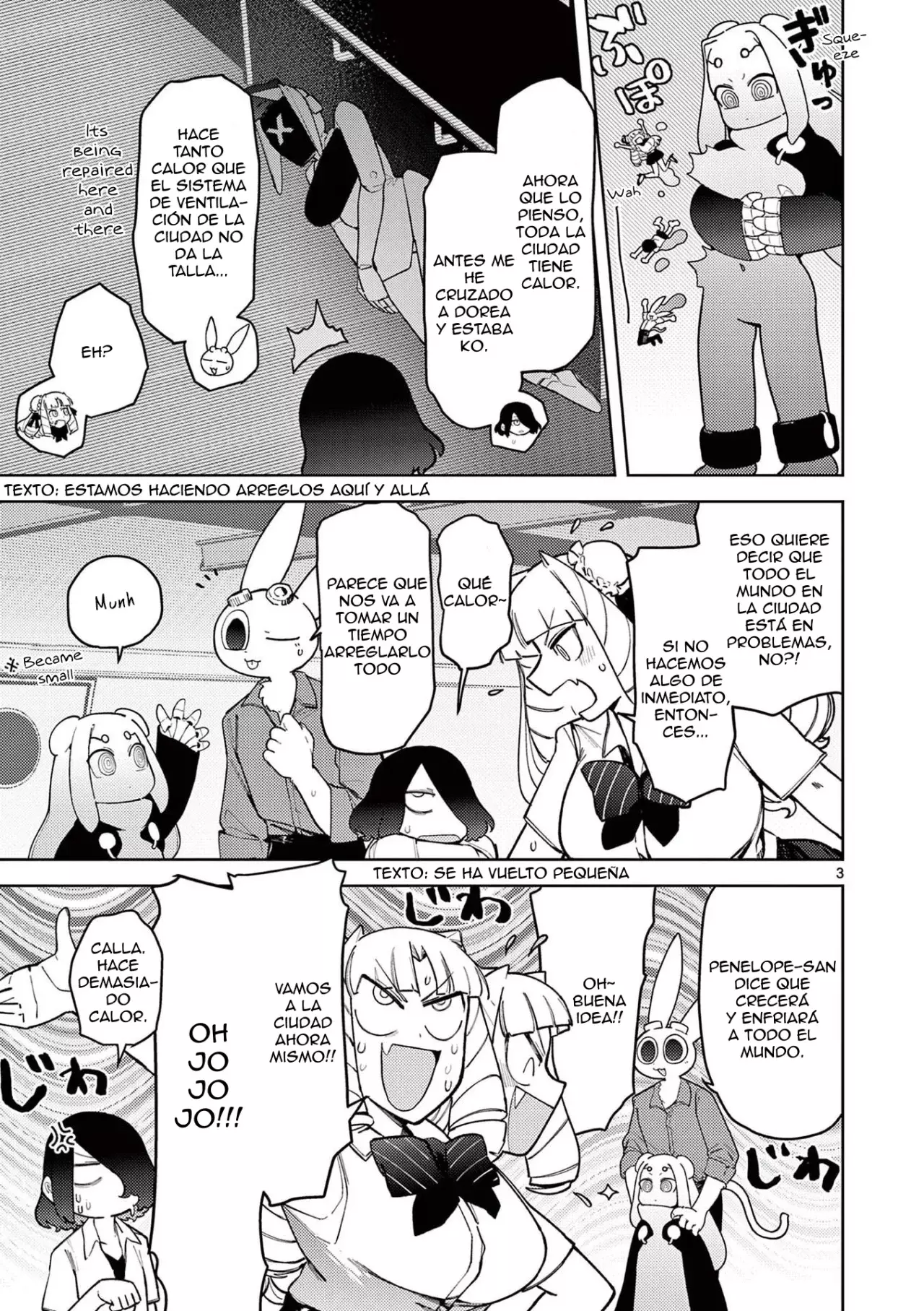 Giant Ojou-sama capítulo 39, página 3