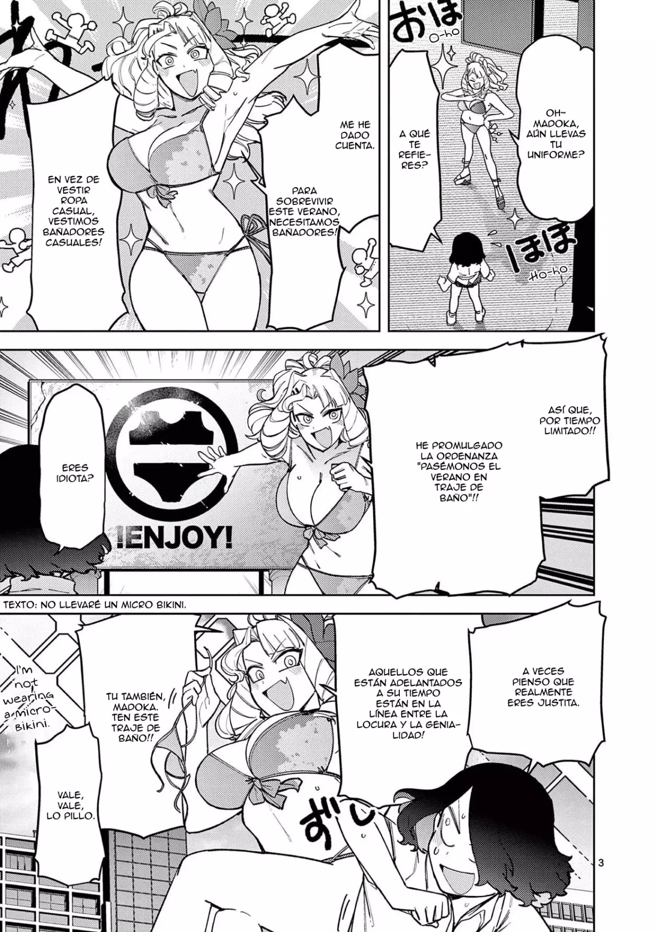 Giant Ojou-sama capítulo 40, página 3