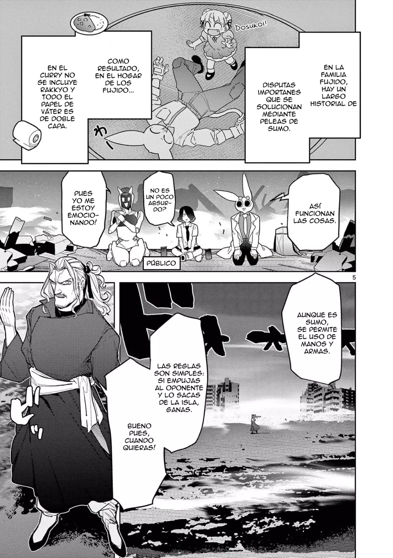 Giant Ojou-sama capítulo 42, página 5