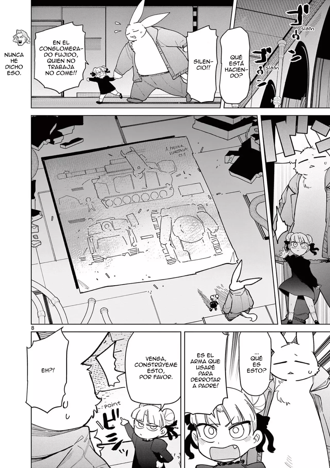 Giant Ojou-sama capítulo 43, página 8