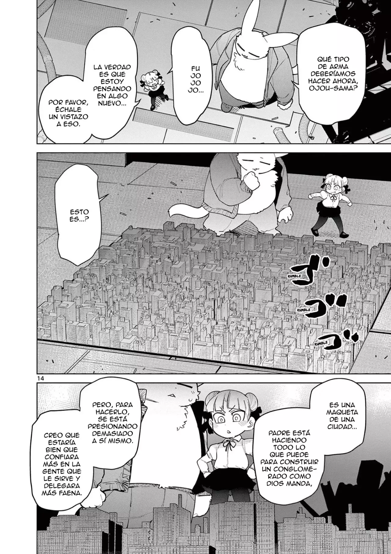 Giant Ojou-sama capítulo 43, página 14