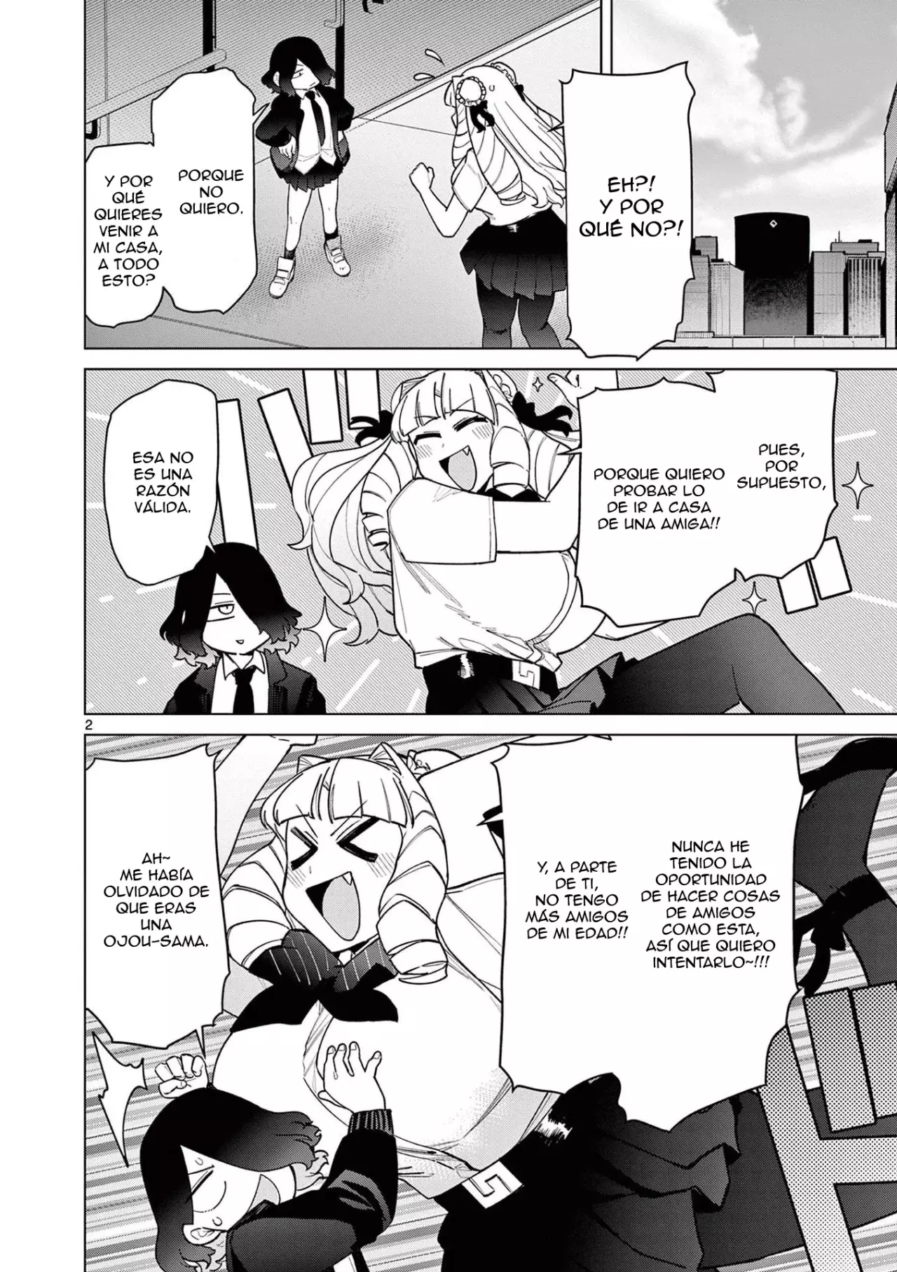 Giant Ojou-sama capítulo 45, página 2