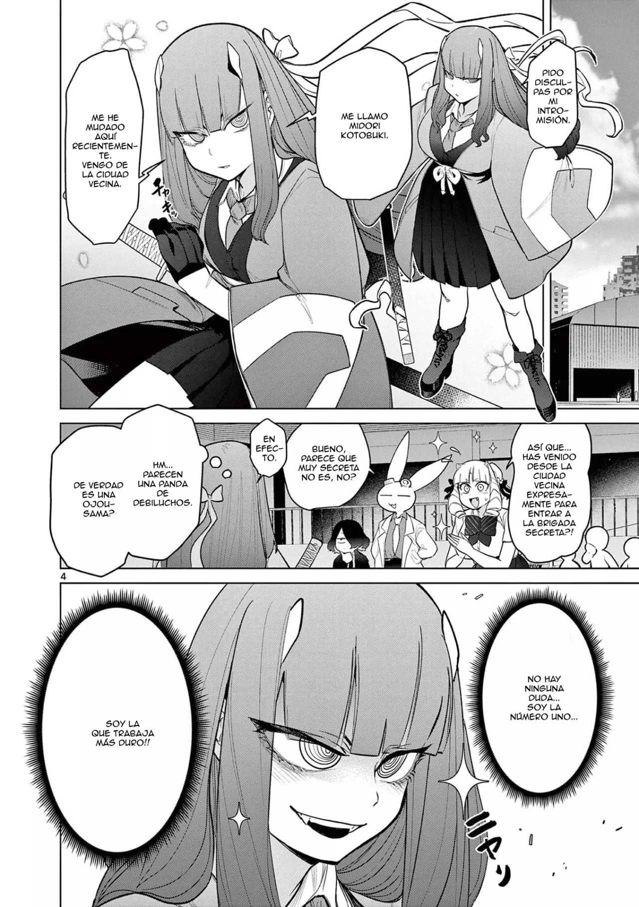 Giant Ojou-sama capítulo 47, página 4