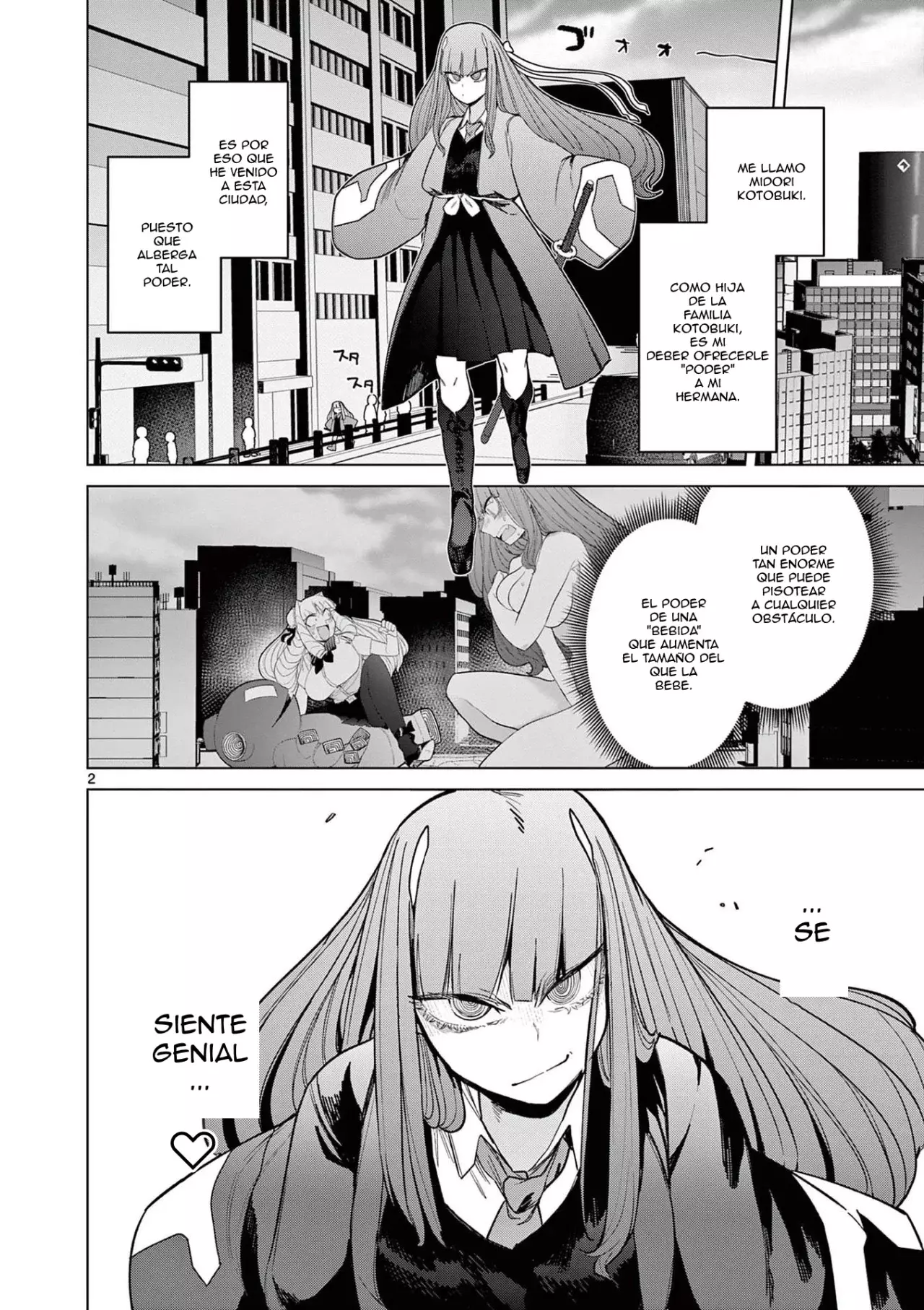 Giant Ojou-sama capítulo 48, página 2