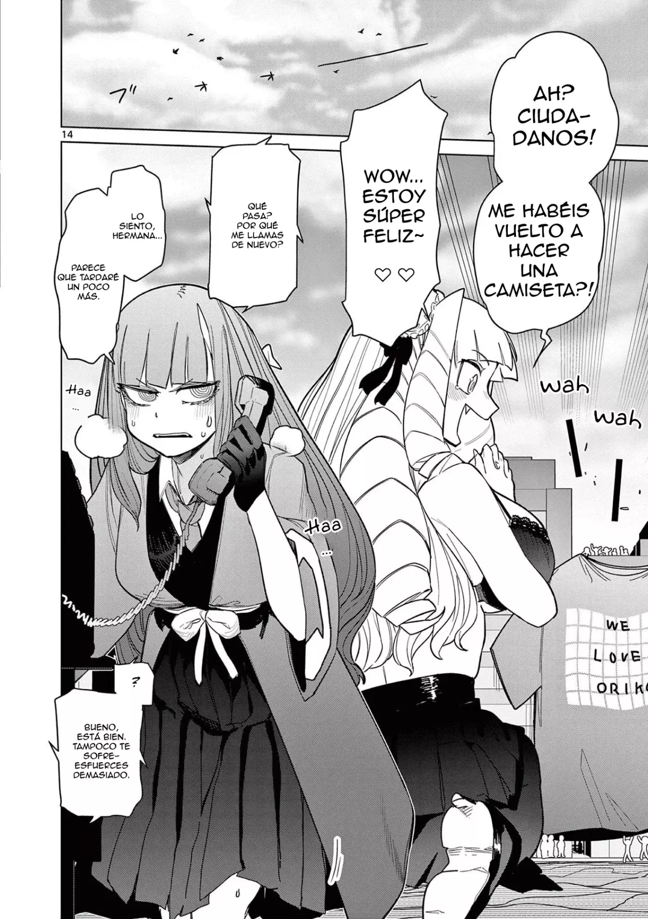 Giant Ojou-sama capítulo 48, página 14