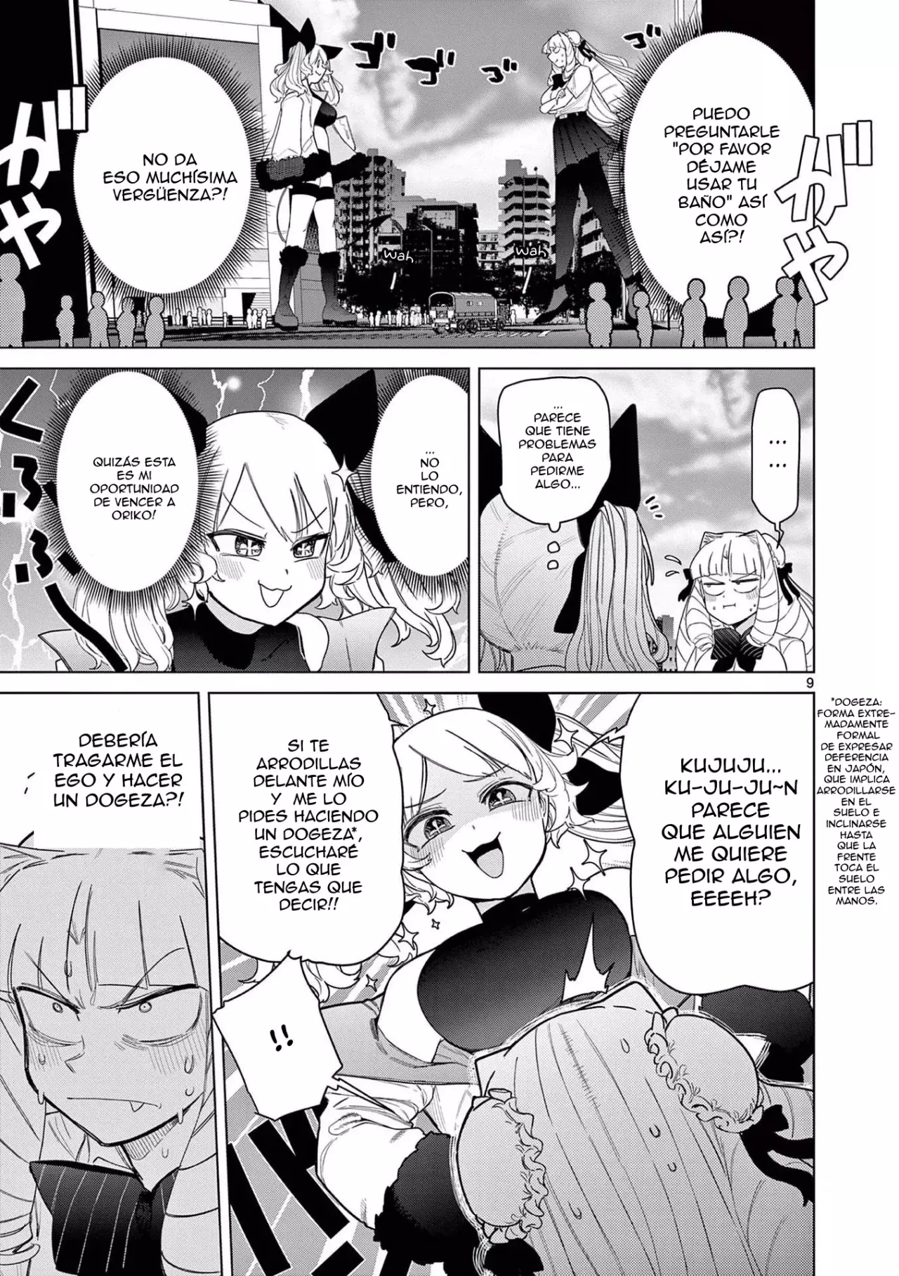Giant Ojou-sama capítulo 50, página 9