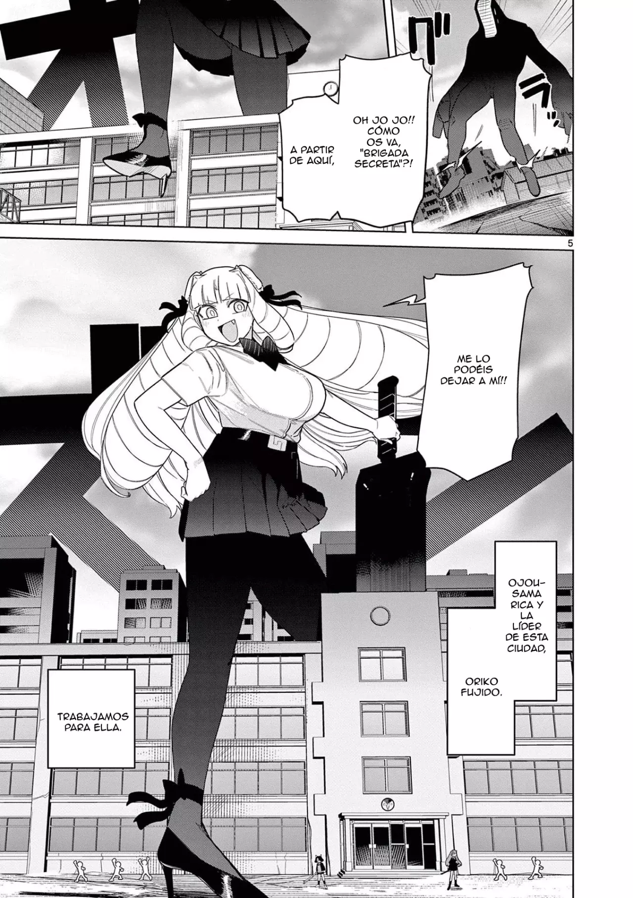 Giant Ojou-sama capítulo 51, página 5