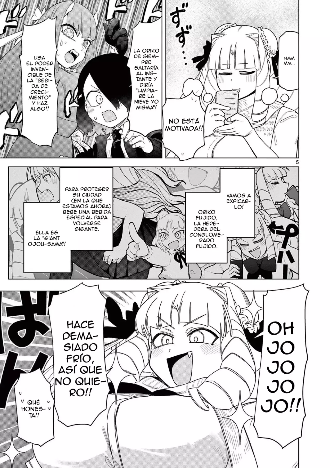 Giant Ojou-sama capítulo 53, página 5