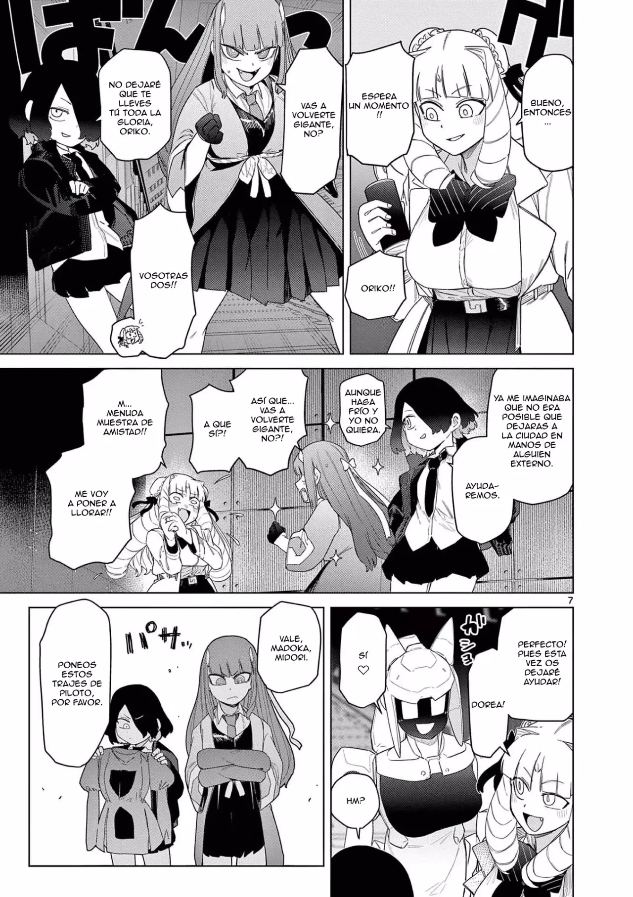 Giant Ojou-sama capítulo 53, página 7