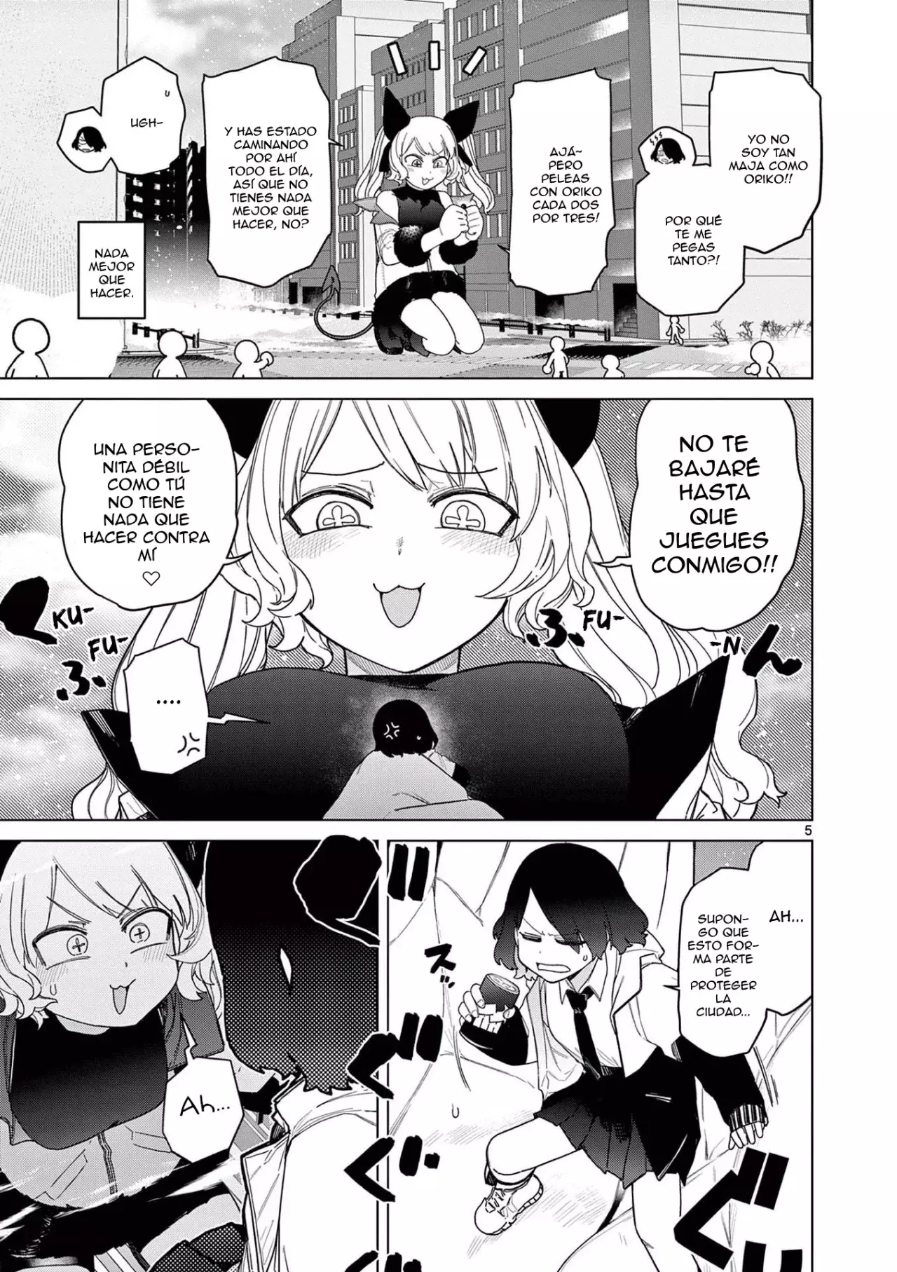 Giant Ojou-sama capítulo 54, página 5