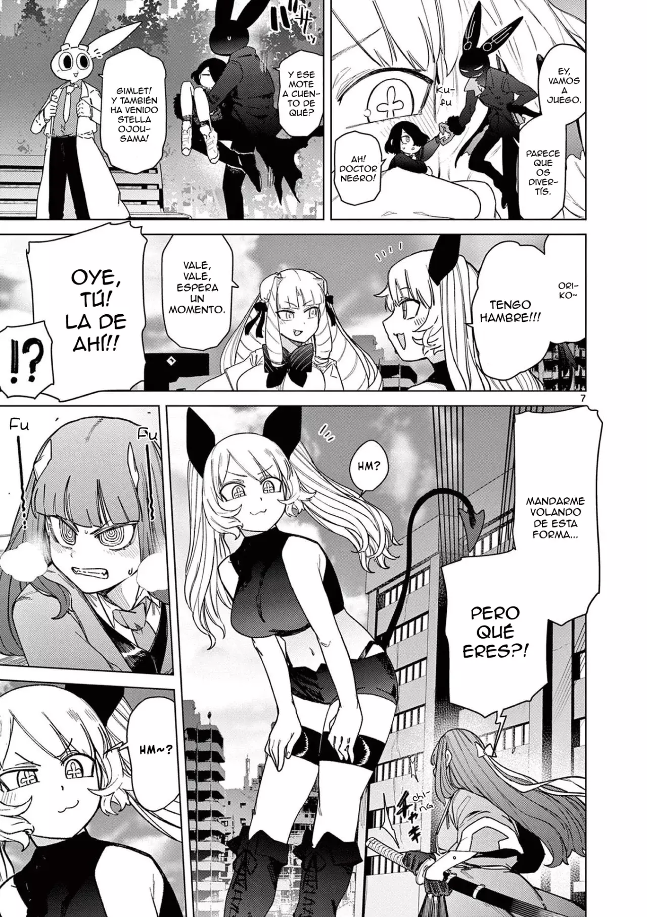Giant Ojou-sama capítulo 55, página 7