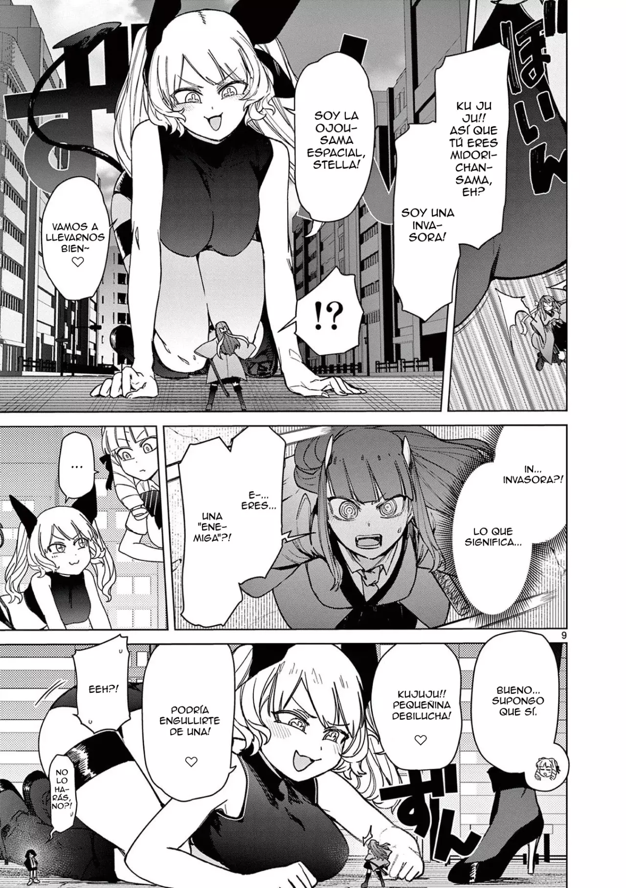 Giant Ojou-sama capítulo 55, página 9