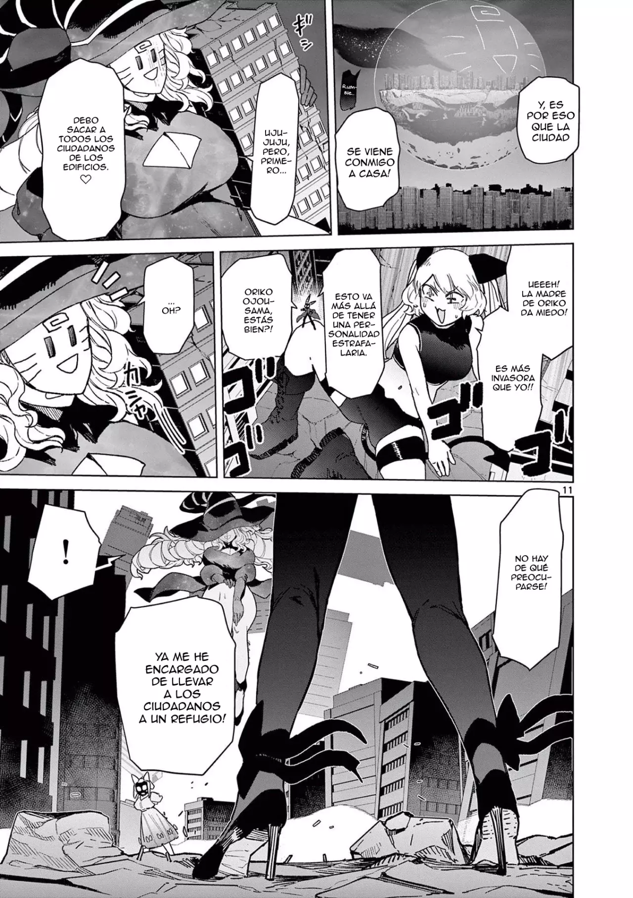 Giant Ojou-sama capítulo 56, página 11