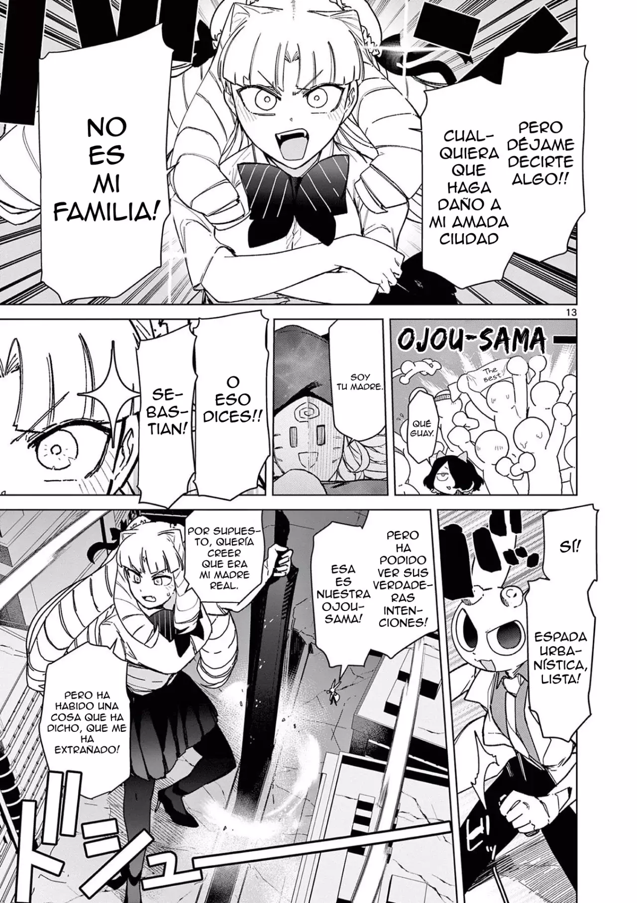 Giant Ojou-sama capítulo 56, página 13