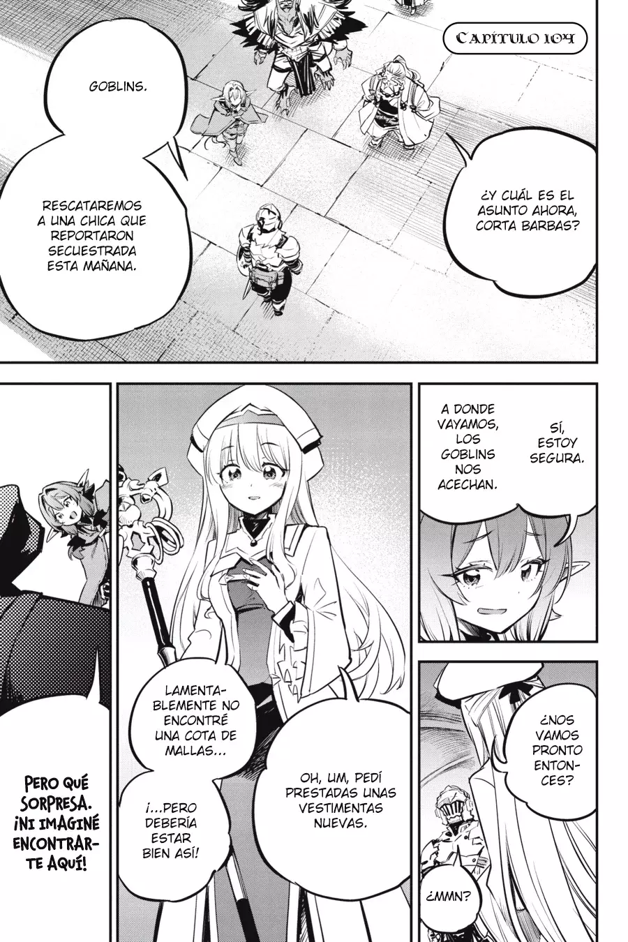 Goblin Slayer capítulo 104, página 3