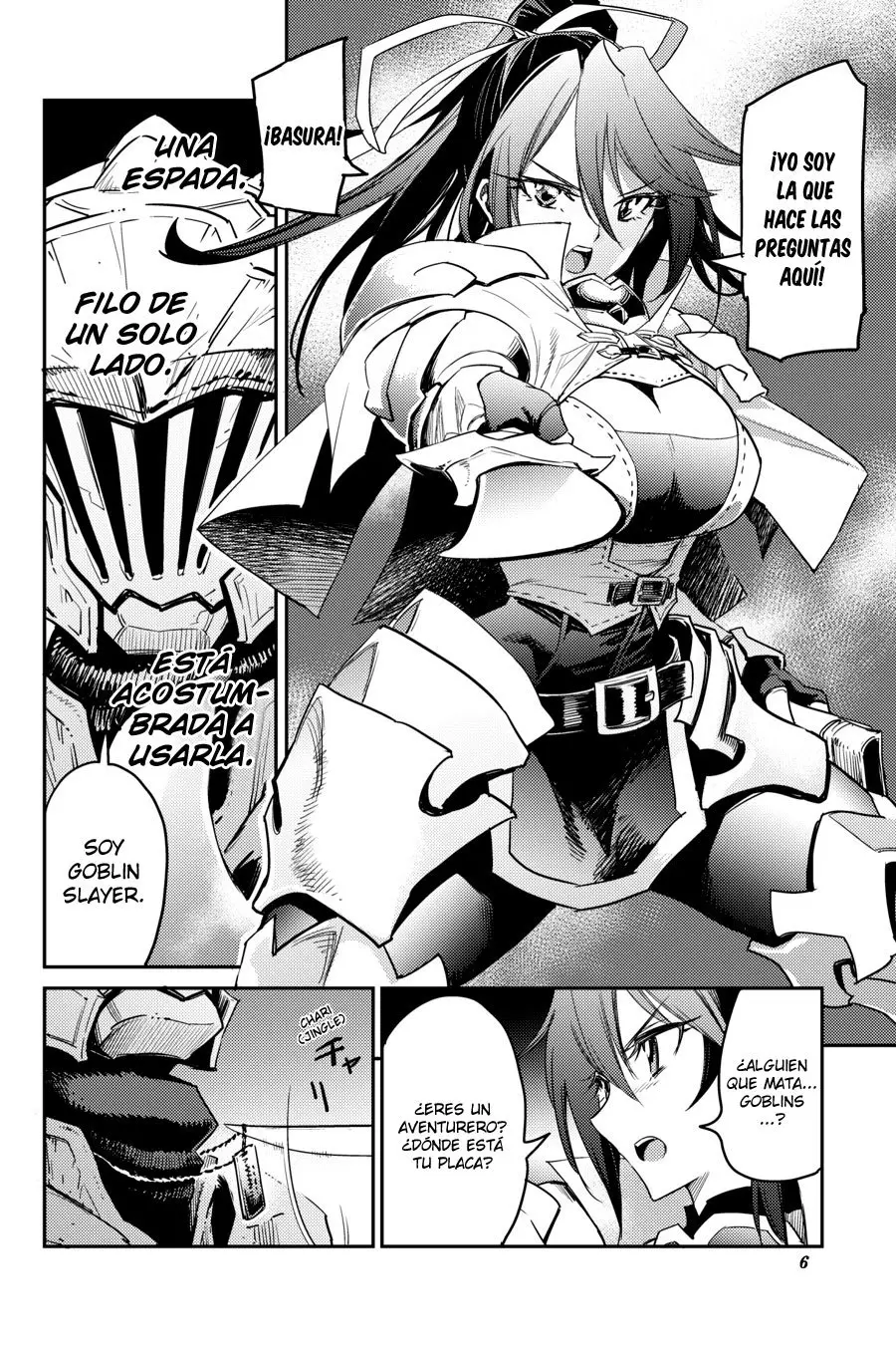 Goblin Slayer capítulo 33, página 8