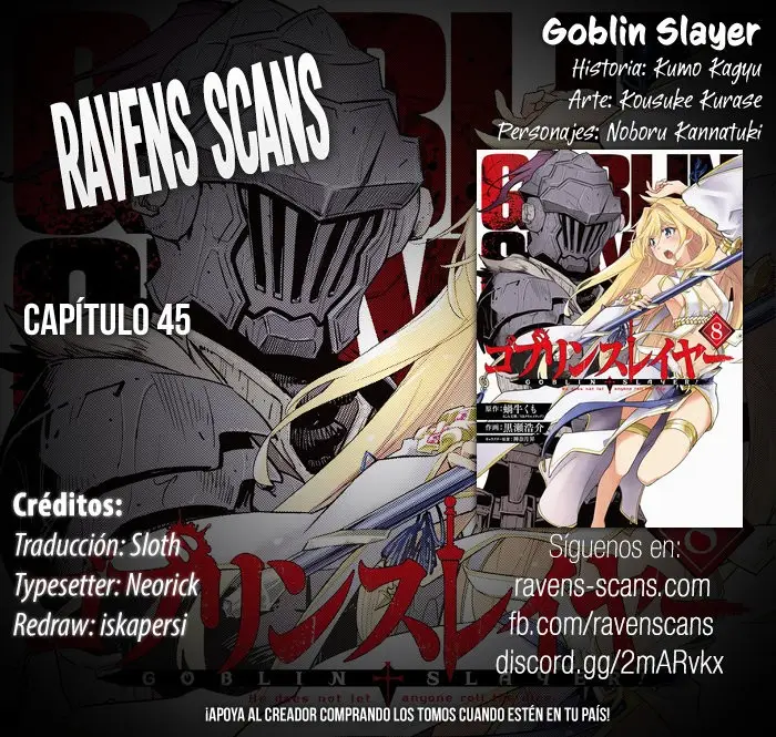 Goblin Slayer capítulo 45, página 1