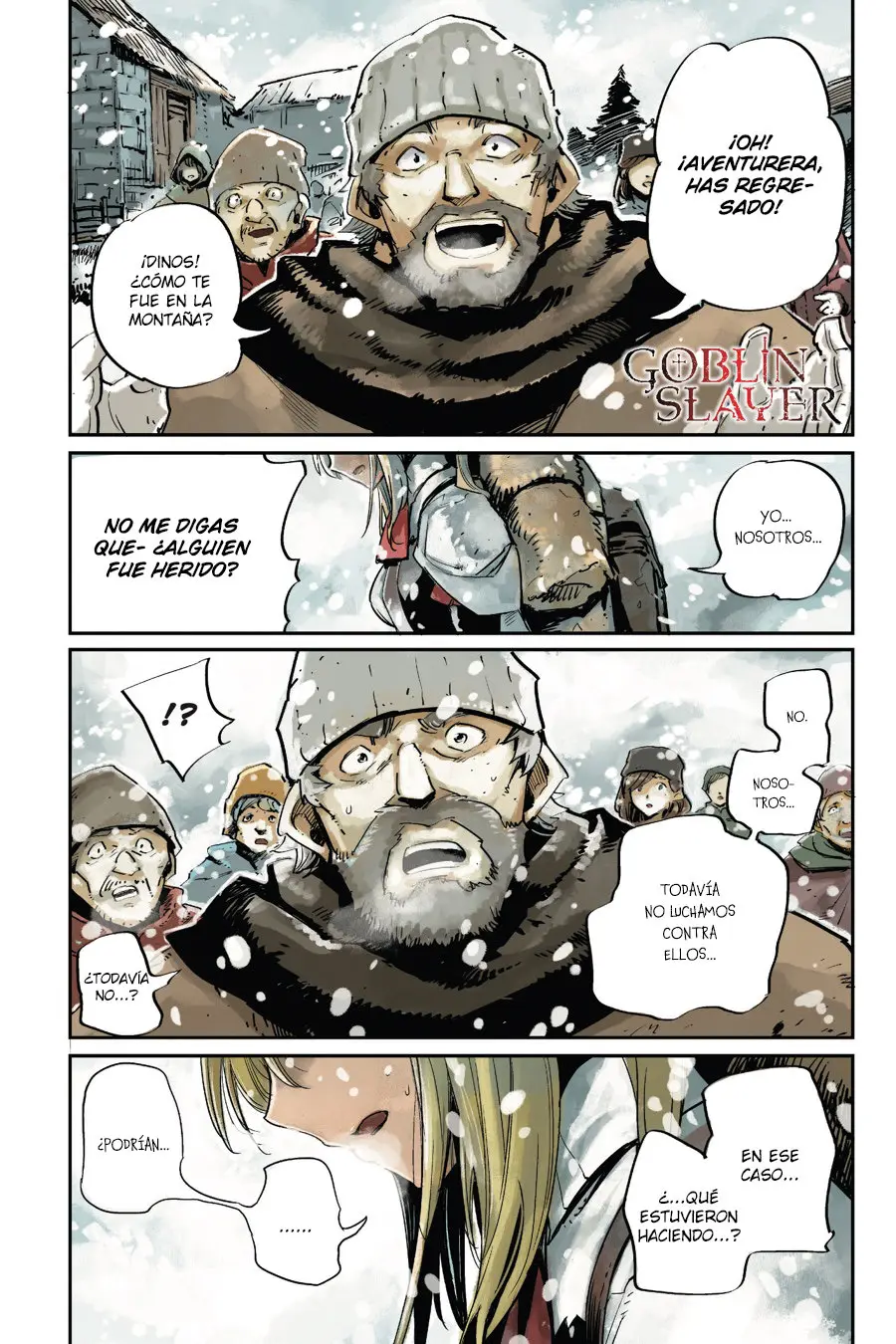 Goblin Slayer capítulo 45, página 3