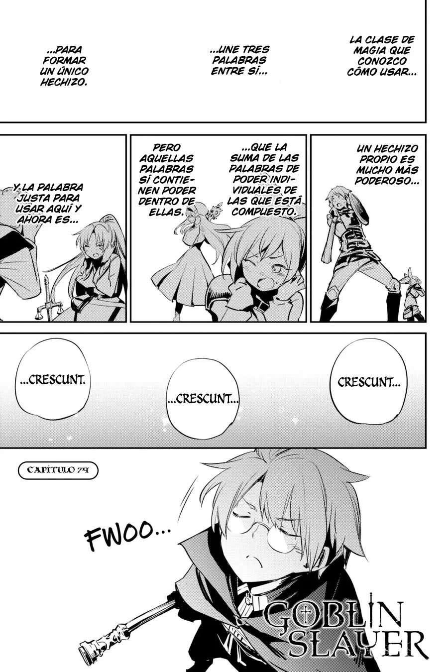 Goblin Slayer capítulo 74, página 3