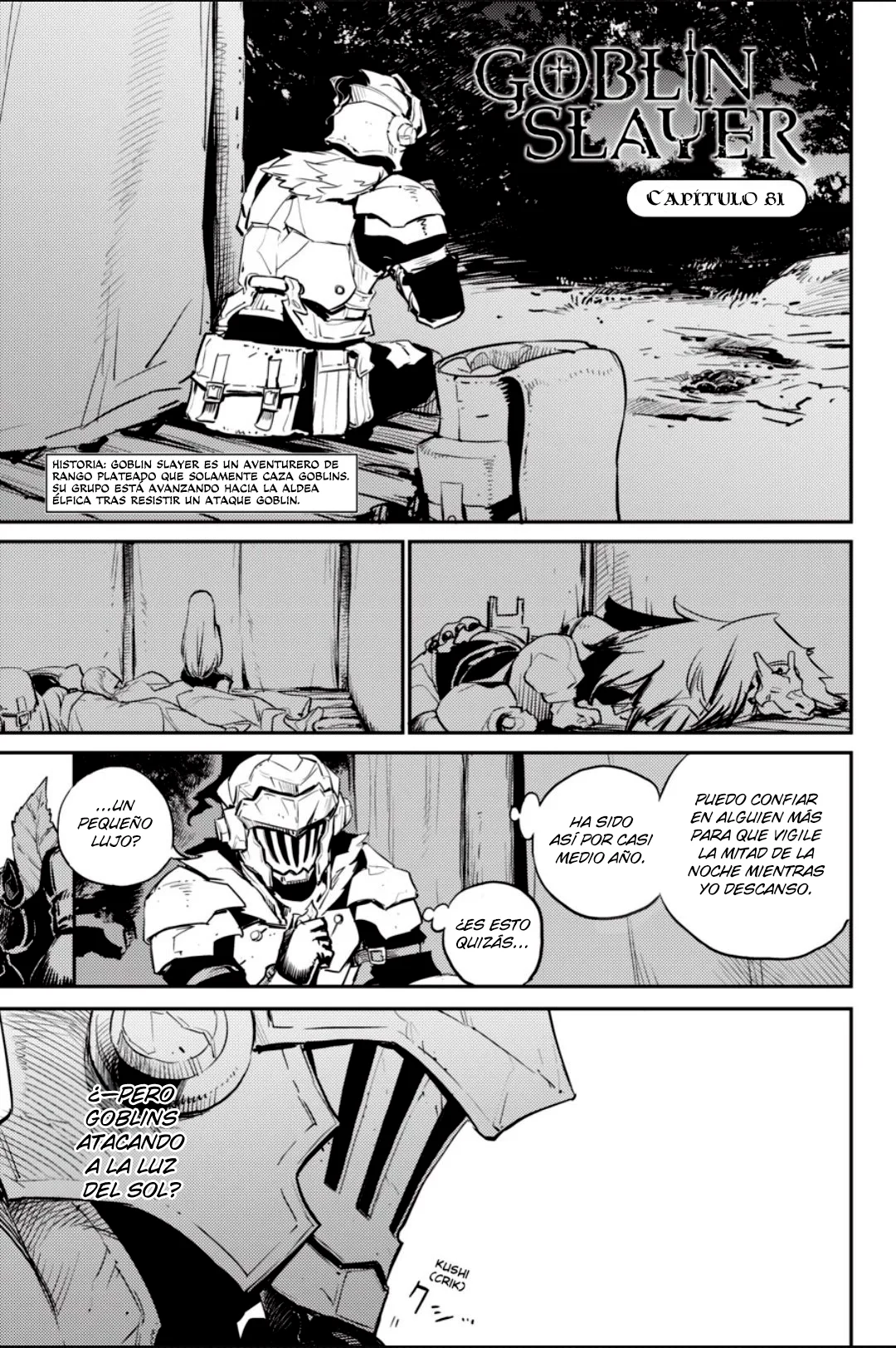 Goblin Slayer capítulo 81, página 3