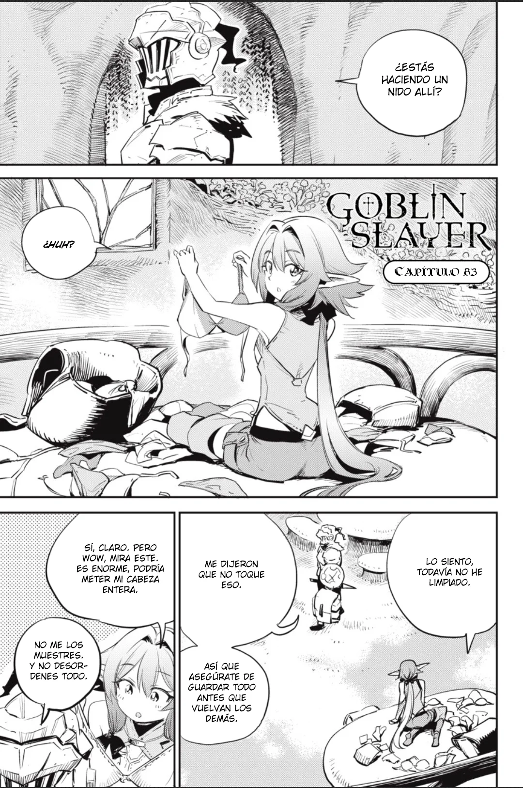 Goblin Slayer capítulo 83, página 3