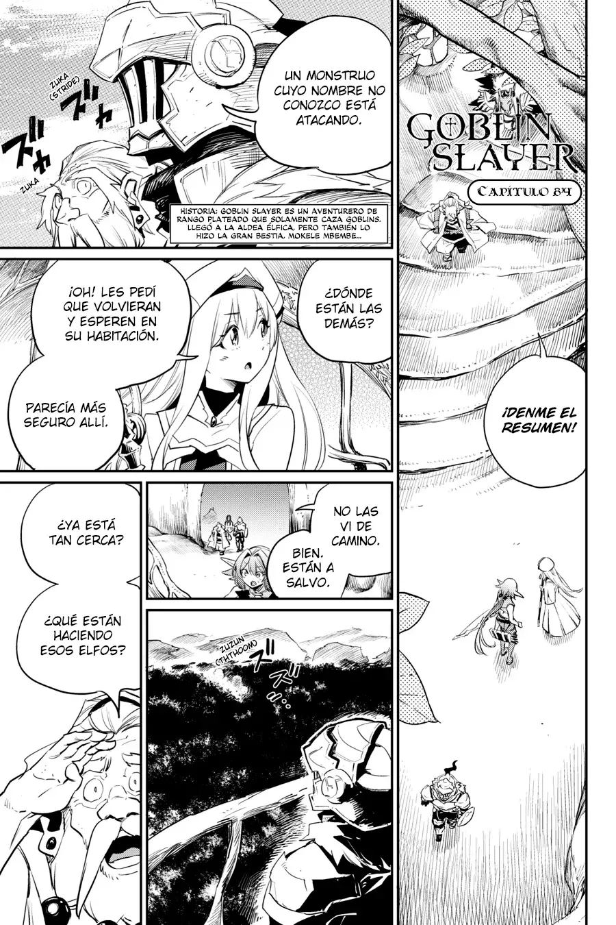Goblin Slayer capítulo 84, página 3