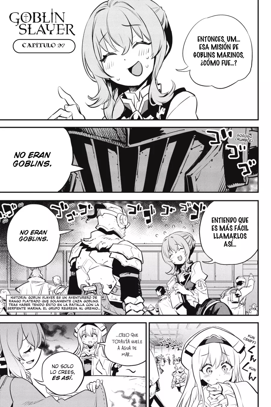 Goblin Slayer capítulo 97, página 3