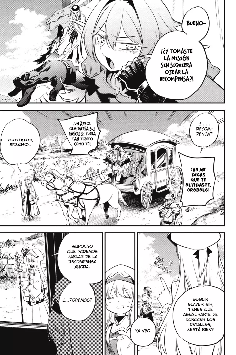 Goblin Slayer capítulo 98, página 9