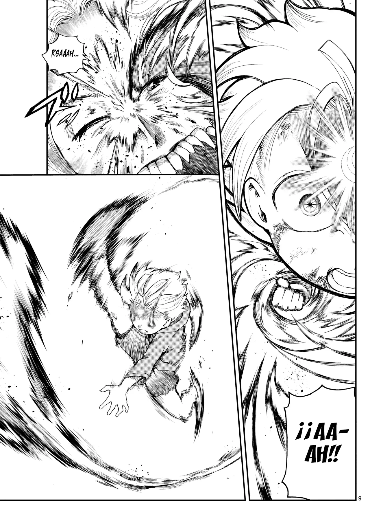 Hacia la superficie... capítulo 13, página 9