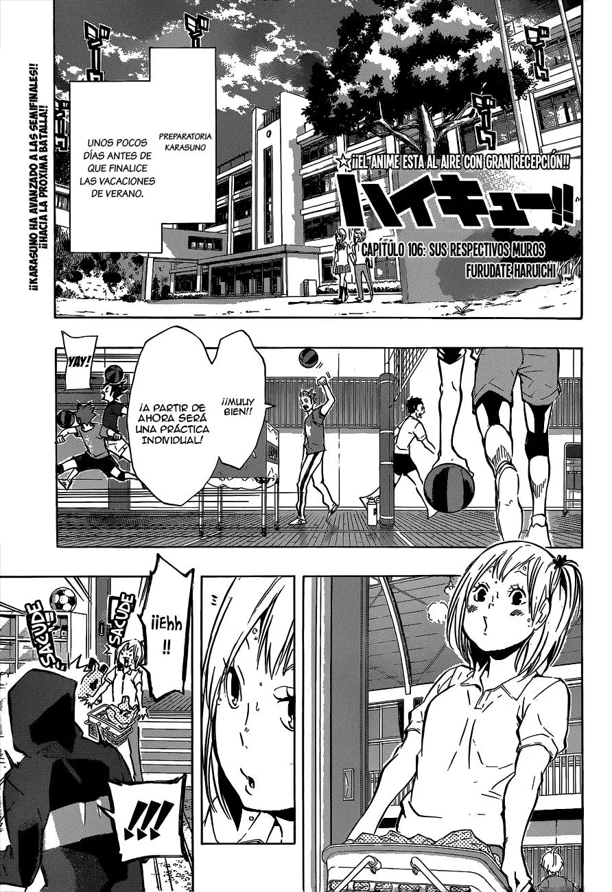 Haikyu!! capítulo 106, página 2