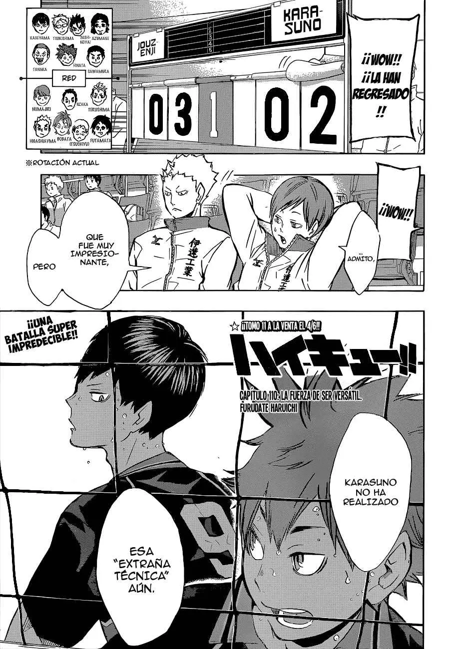 Haikyu!! capítulo 110, página 2