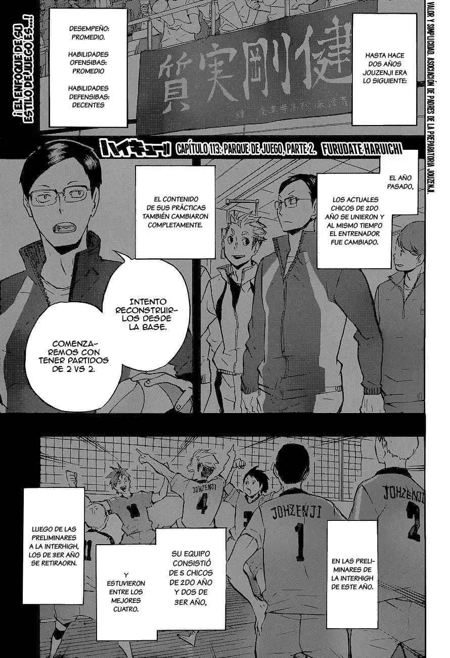Haikyu!! capítulo 113, página 2