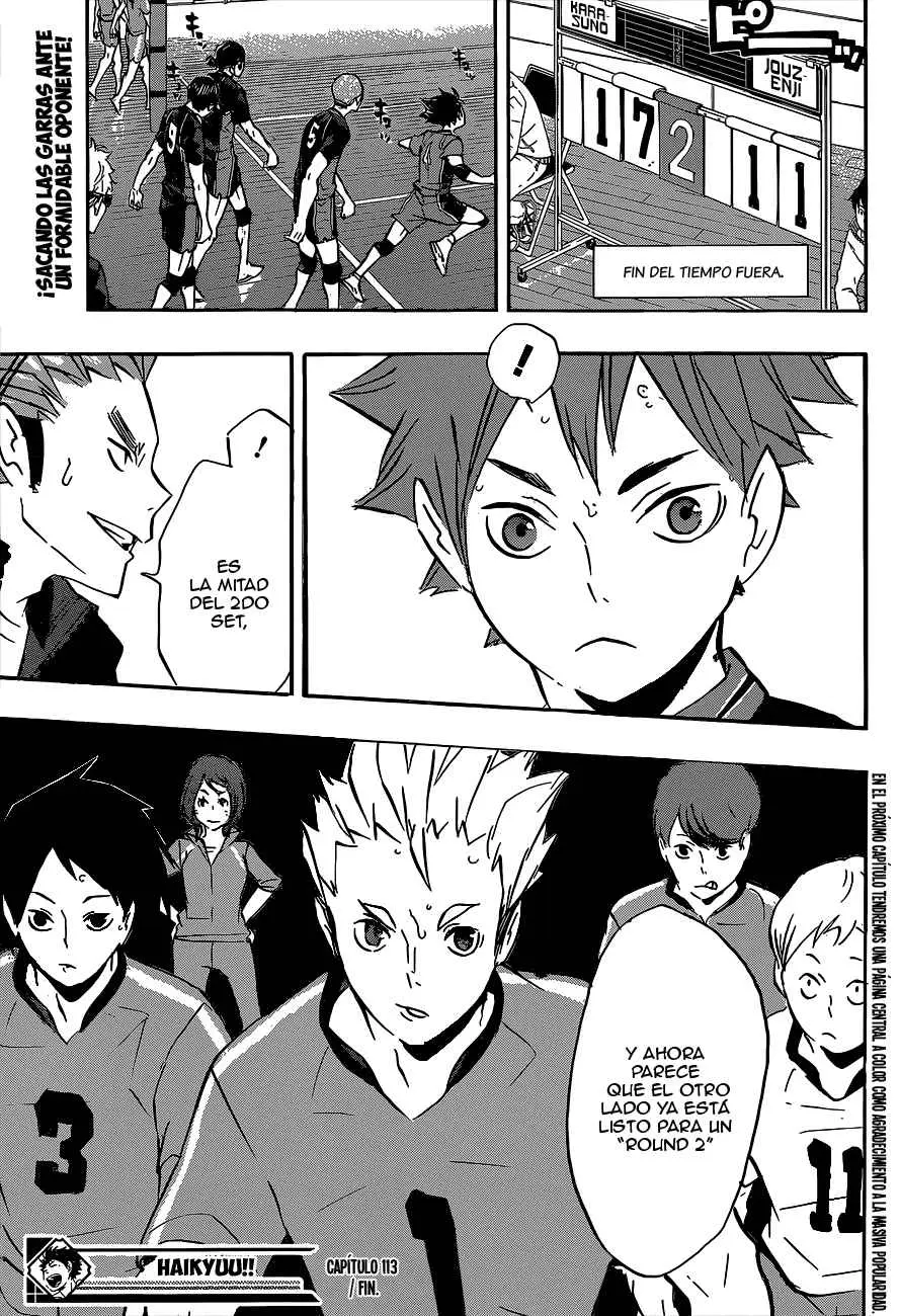 Haikyu!! capítulo 113, página 20